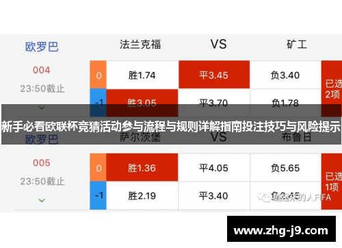 新手必看欧联杯竞猜活动参与流程与规则详解指南投注技巧与风险提示